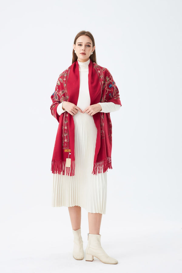 Embroided Pashmina Scarf SC-05