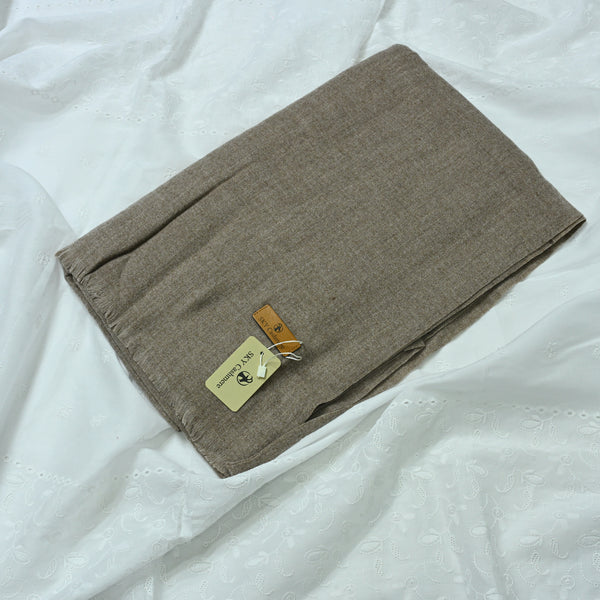 Plain Wool Shawl-