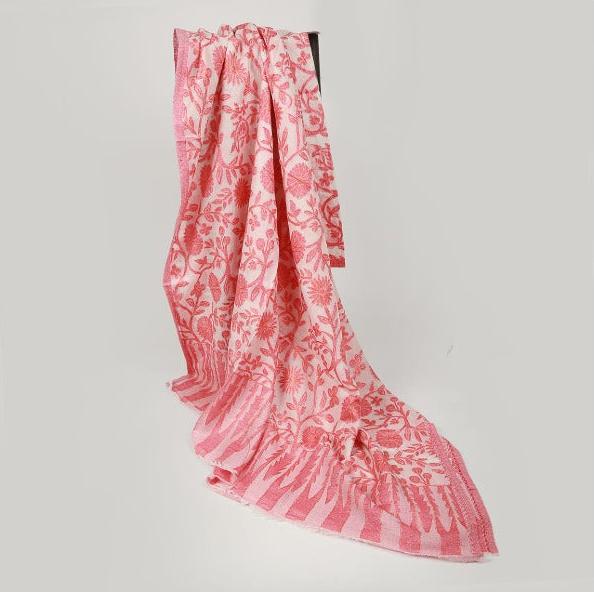 Pink Blossom Breeze Shawl