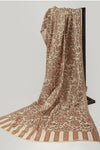 Earthy Elegance Floral Stole
