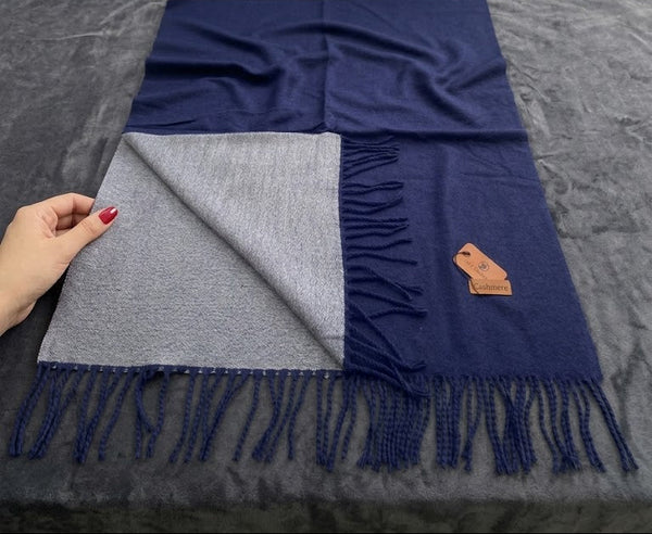 Dark Navy Blue / Heather Grey
