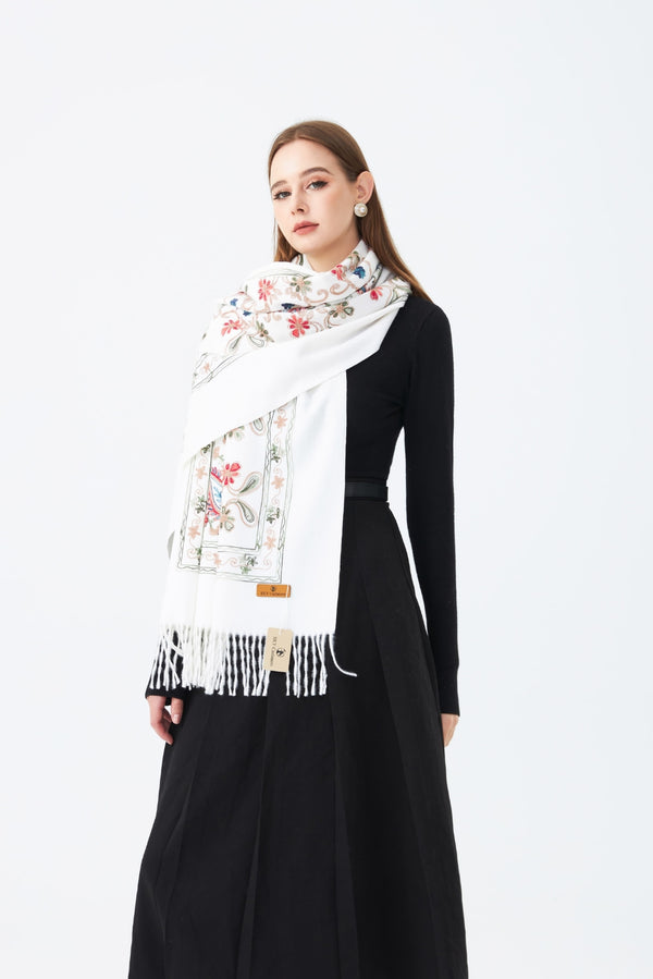 Embroided Pashmina Scarf SC-05