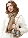 Warm Wool Stole - Brownish Grey