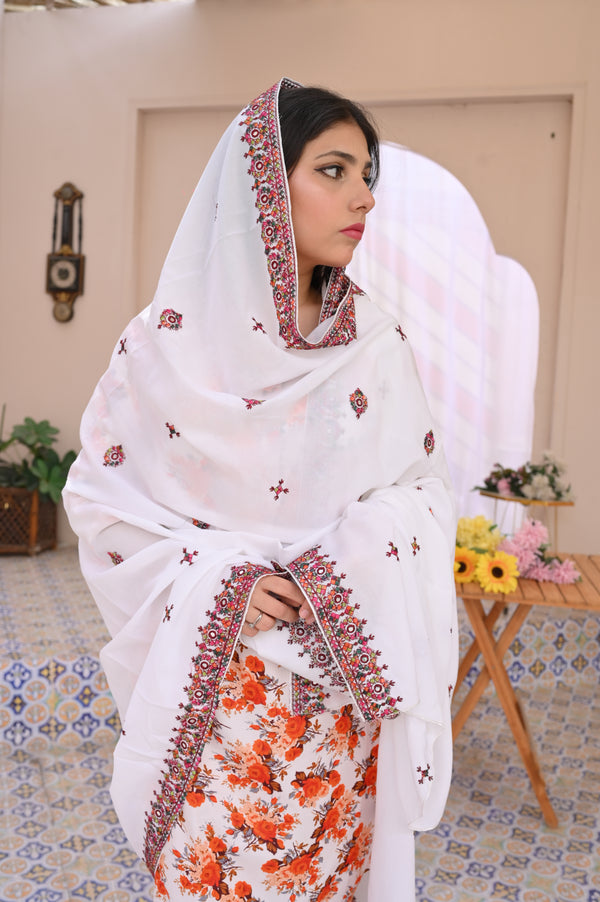 Premium Swiss Lawn Shawl