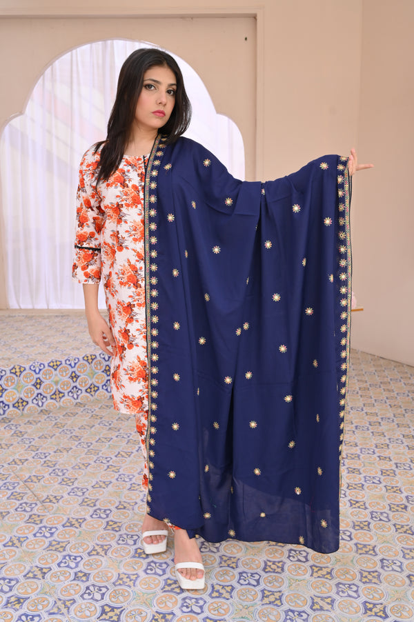 Premium Swiss Lawn Shawl