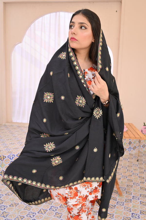 Premium Swiss Lawn Shawl