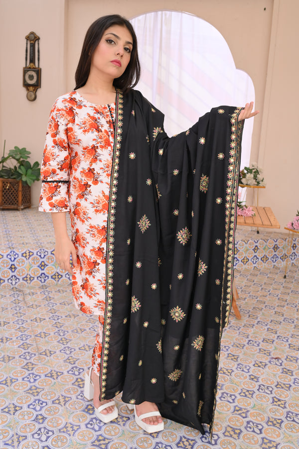 Premium Swiss Lawn Shawl