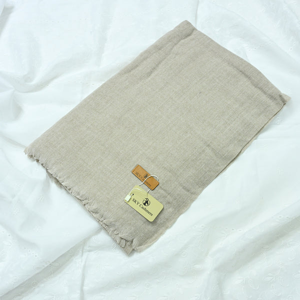 Plain Wool Shawl-1