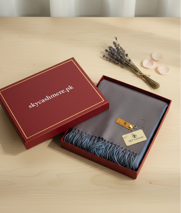 Two tone shawl - b/l.b