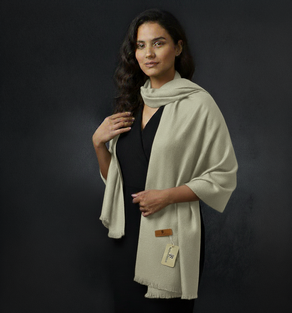 Plain Wool Shawl-112