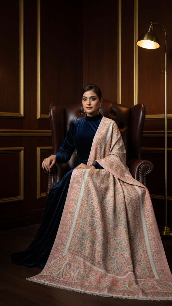 KANI SHAWL - Soft Cream