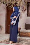 Bluebell Bliss Abaya with Hijab