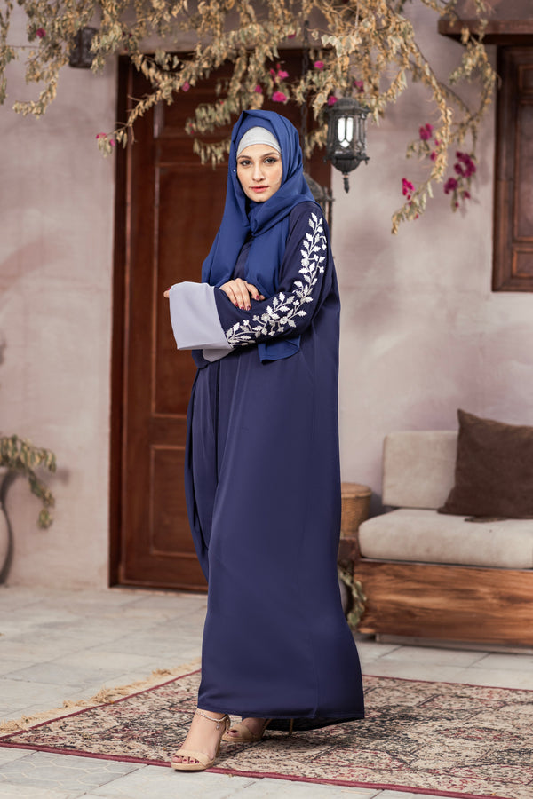 Bluebell Bliss Abaya with Hijab