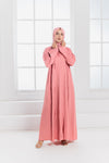 Modern Modest Wear: Open Abaya with Hijab