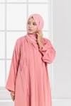 Modern Modest Wear: Open Abaya with Hijab