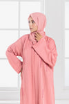Modern Modest Wear: Open Abaya with Hijab