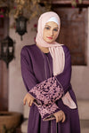 LILAC ABAYA WITH HIJAB