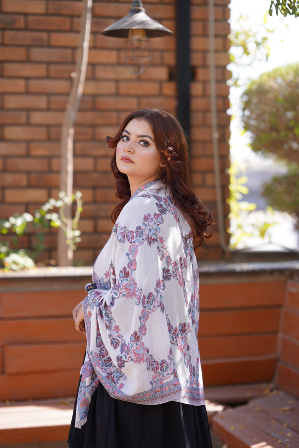 Kani Allure Stole - White