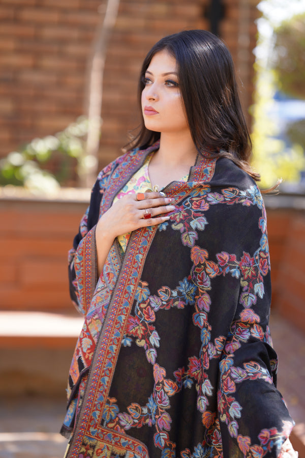 Kani Allure Stole - Black