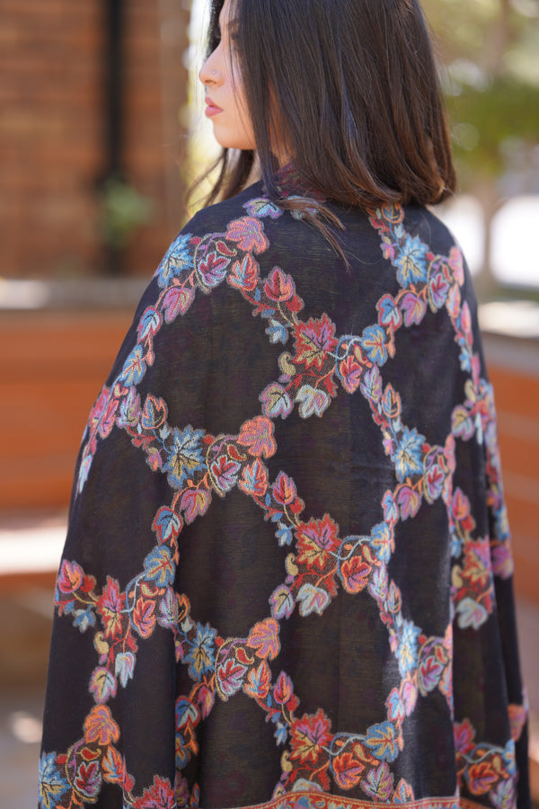 Kani Allure Stole - Black