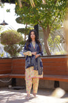 Kani Allure Stole - Royal Blue