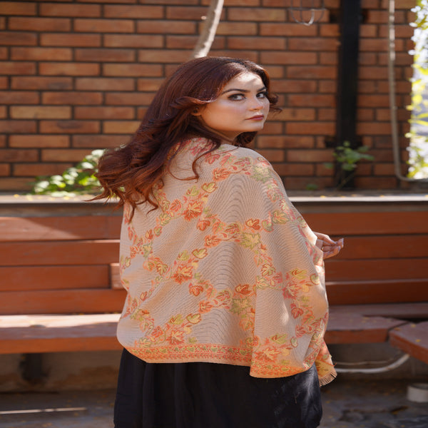 Kani Allure Stole - Beige