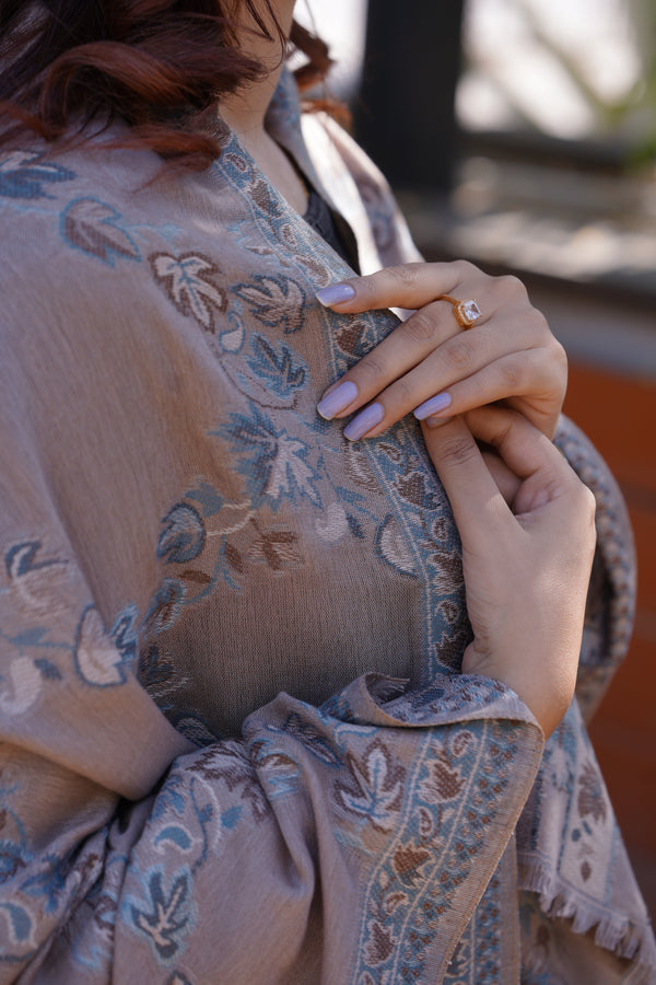 Kani Allure Stole - Grey