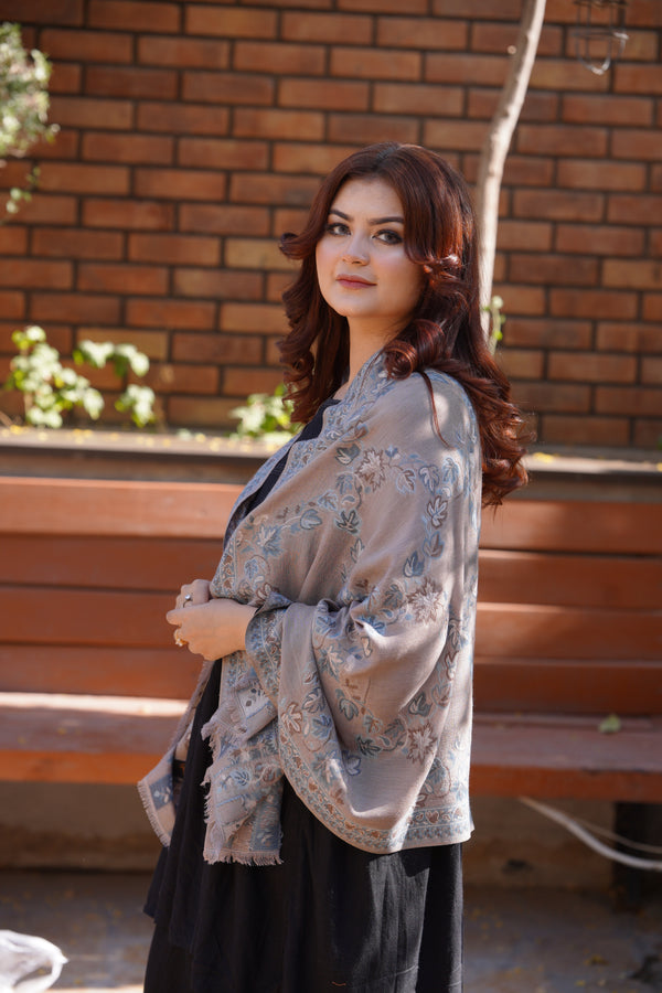 Kani Allure Stole - Grey