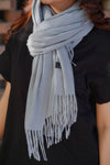 Premium Wool Stole - Grey