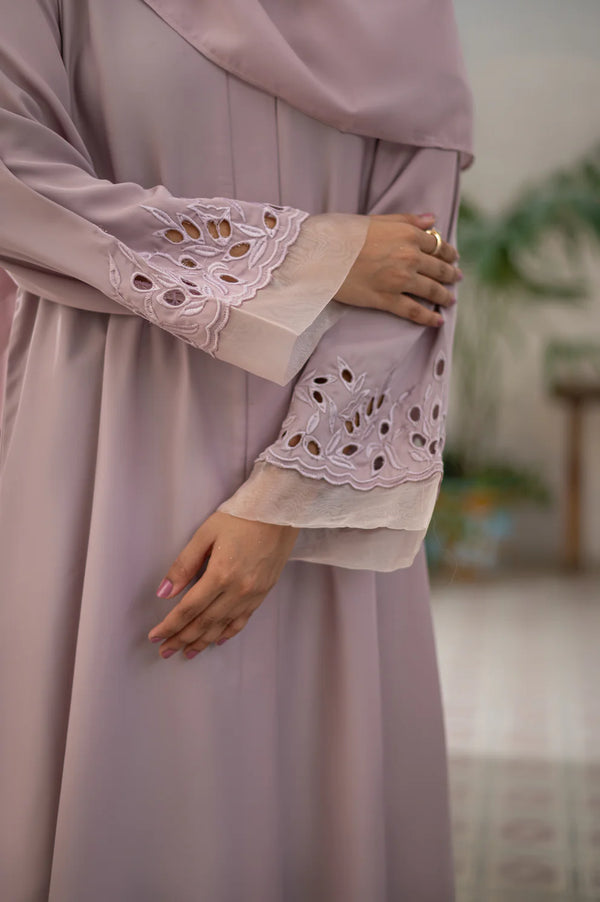 LACE SLEEVEABAYA WITH HIJAB