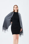 Sky Twotone Stole- Dark Grey