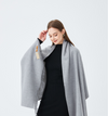 Premium Wool Stole - Steal Grey
