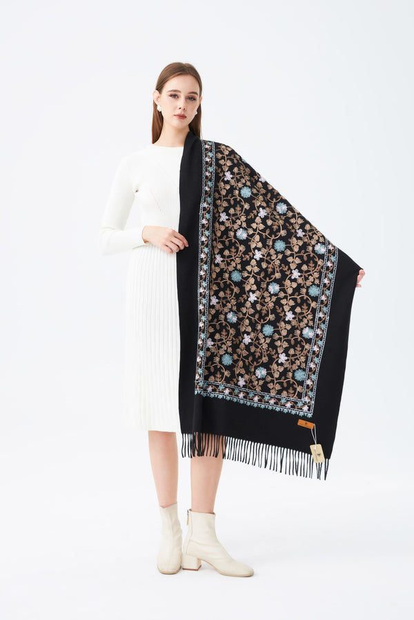 Embroided Pashmina Scarf SC-02