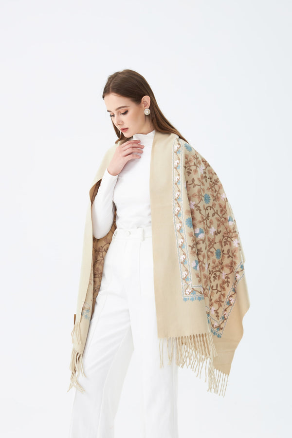 Embroided Pashmina Scarf SC-02