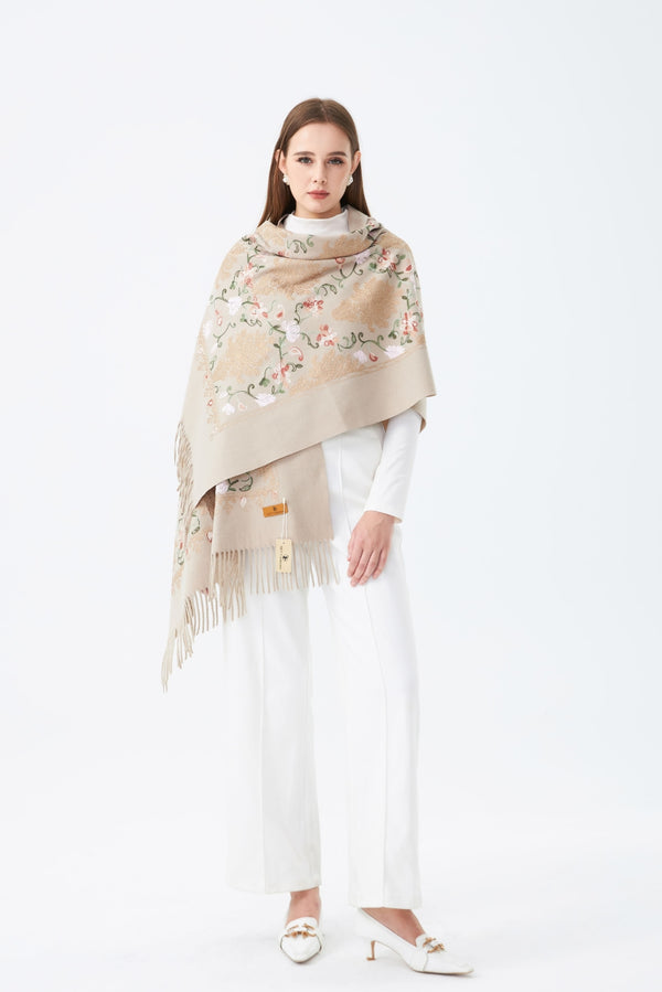 Embroided Pashmina Scarf SC-04