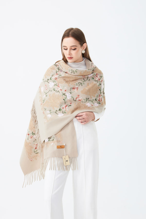Embroided Pashmina Scarf SC-04