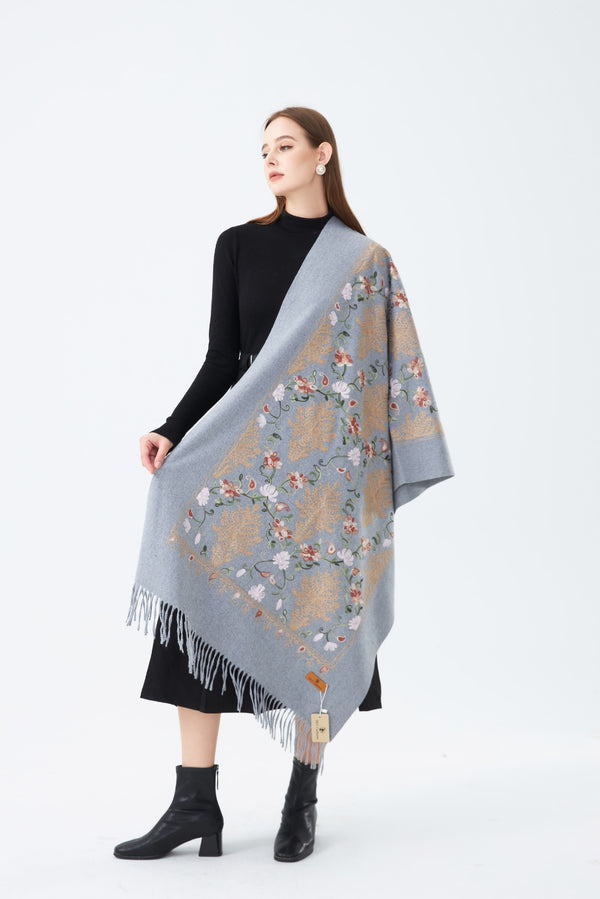 Embroided Pashmina Scarf SC-04