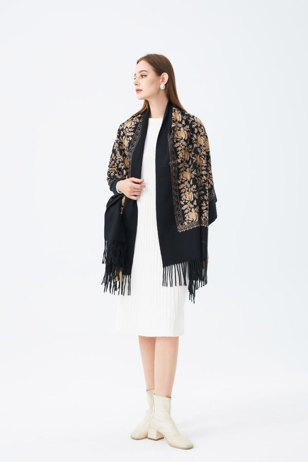 Embroided Pashmina Scarf SC-06