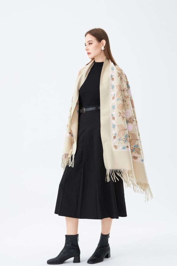 Embroided Pashmina Scarf SC-07