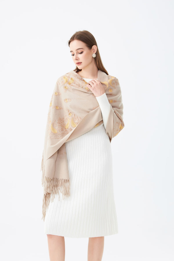 Embroided Pashmina Scarf SC-08