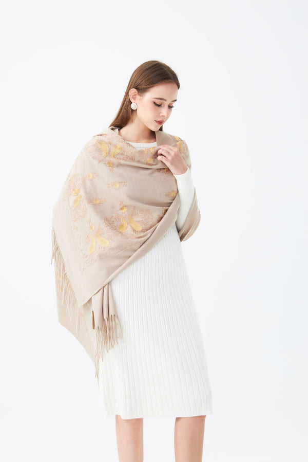 Embroided Pashmina Scarf SC-08