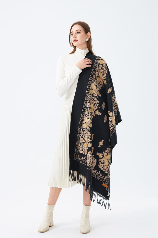 Embroided Pashmina Scarf SC-08