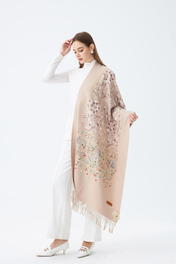 Embroided Pashmina Scarf SC-01