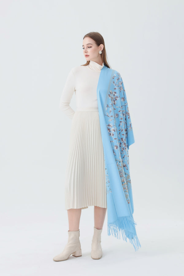 Embroided Pashmina Scarf SC-01