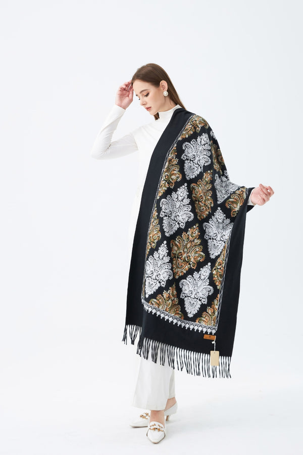 Embroided Pashmina Scarf SC-03