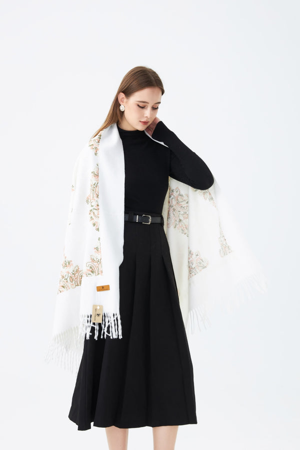 Embroided Pashmina Scarf SC-03