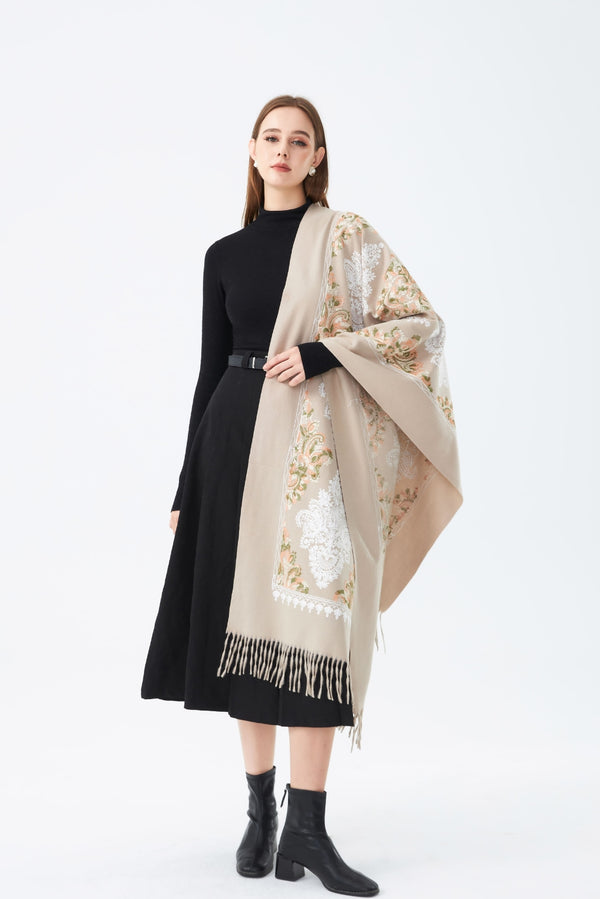 Embroided Pashmina Scarf SC-03
