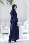 Navy Grace Abaya with Hijab