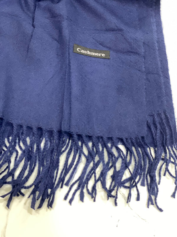 Woolen Stole - Navy Blue