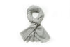 Warm Wool Stole - Silver